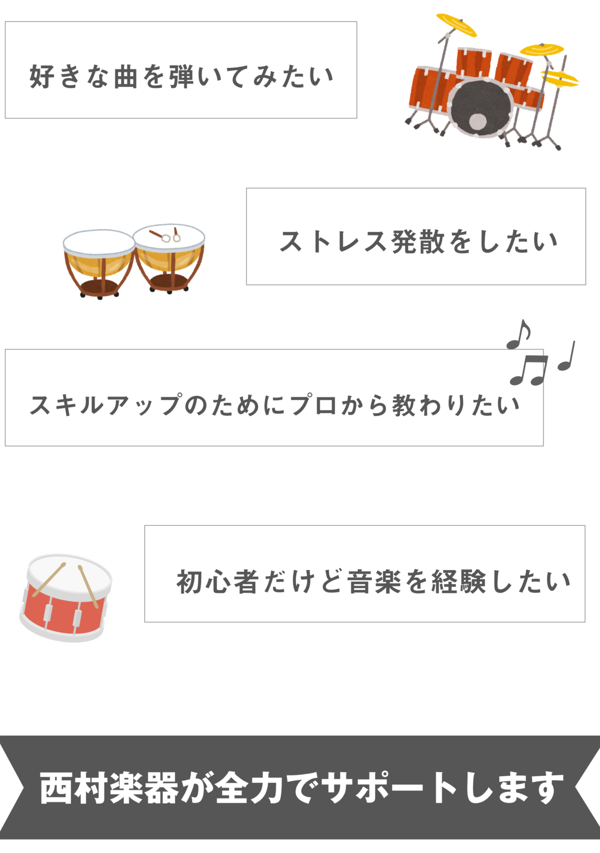 こんな願いありませんか ドラム